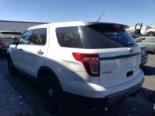 1FM5K8ARXEGB69013 - 2014 FORD EXPLORER POLICE INTERCEPTOR WHITE photo 2