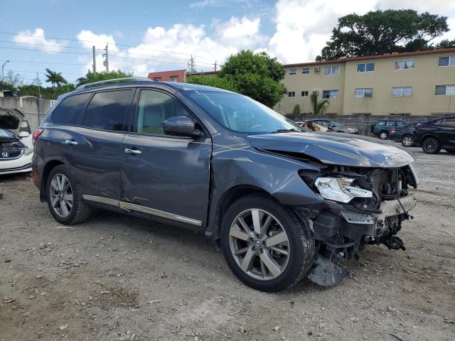 5N1AR2MM8DC653839 - 2013 NISSAN PATHFINDER S GRAY photo 4