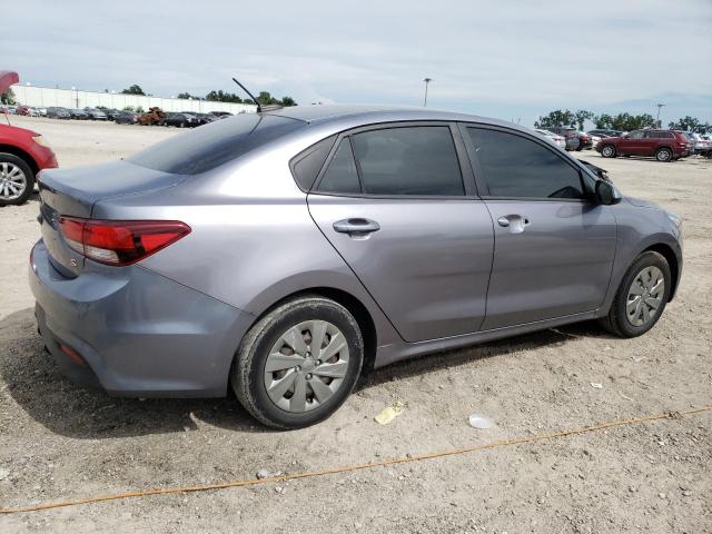 3KPA24AD8LE309136 - 2020 KIA RIO LX GRAY photo 3