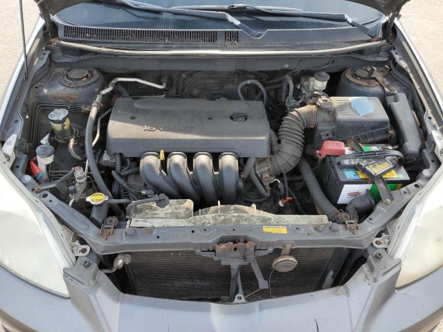 2T1KR32E38C712741 - 2008 TOYOTA COROLLA MA XR GRAY photo 11