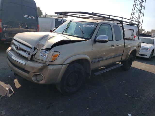 5TBRT34116S472631 - 2006 TOYOTA TUNDRA ACCESS CAB SR5 GOLD photo 1