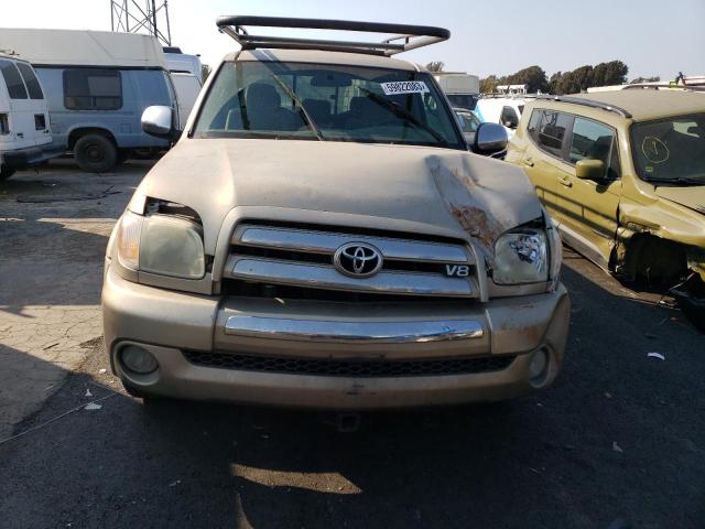5TBRT34116S472631 - 2006 TOYOTA TUNDRA ACCESS CAB SR5 GOLD photo 5