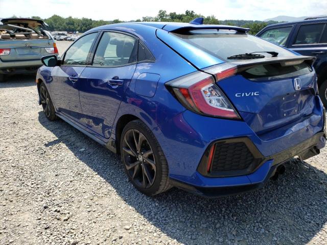 SHHFK7H49HU417651 - 2017 HONDA CIVIC SPORT 蓝色 照片 2