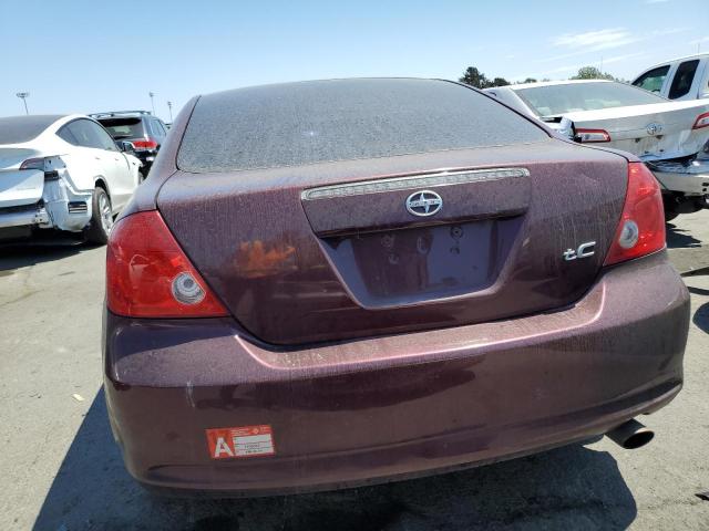 JTKDE177470215914 - 2007 TOYOTA SCION TC BURGUNDY photo 6