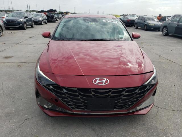 KMHLP4AG2MU162802 - 2021 HYUNDAI ELANTRA LIMITED RED photo 5