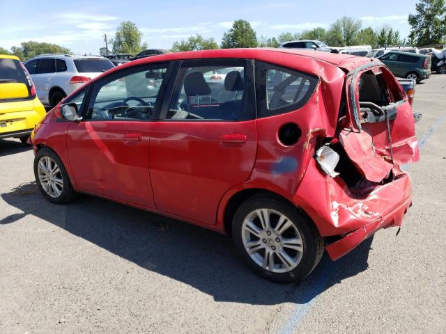 JHMGE8H47AC040094 - 2010 HONDA FIT SPORT RED photo 2