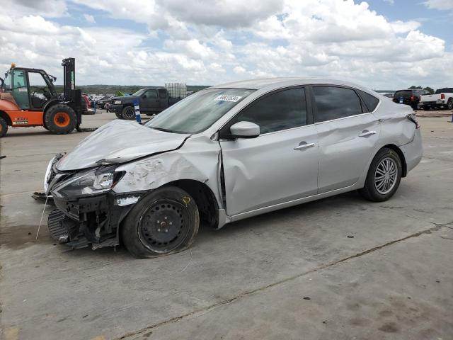 3N1AB7APXKY379698 - 2019 NISSAN SENTRA S SILVER photo 1