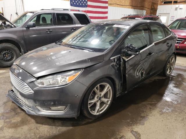 1FADP3J25FL359582 - 2015 FORD FOCUS TITANIUM GRAY photo 1