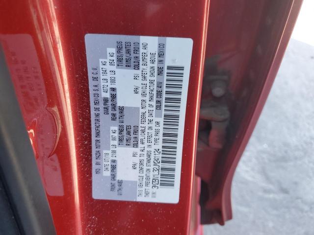 3MZBN1L32JM241124 - 2018 MAZDA 3 TOURING RED photo 12