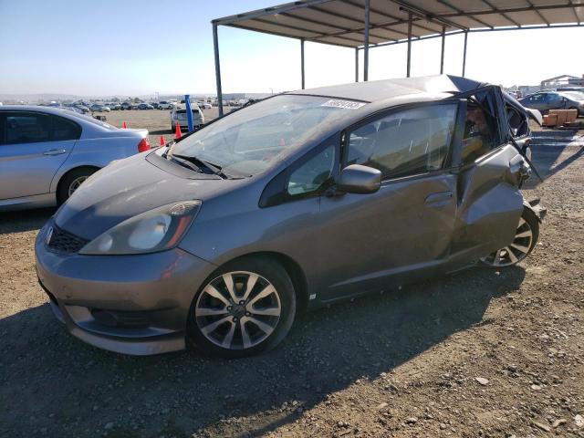 JHMGE8H58DC022541 - 2013 HONDA FIT SPORT GRAY photo 1