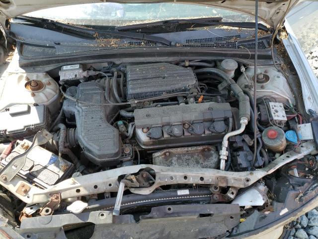 1HGEM22935L029968 - 2005 HONDA CIVIC EX SILVER photo 11