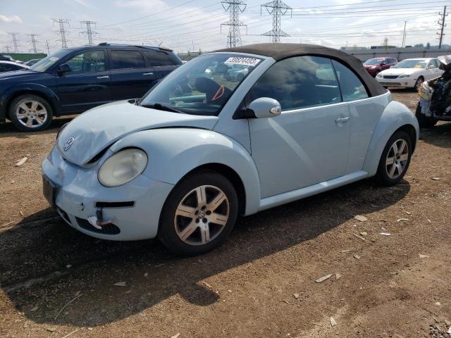 3VWPF31Y06M303429 - 2006 VOLKSWAGEN NEW BEETLE CONVERTIBLE TURQUOISE photo 1