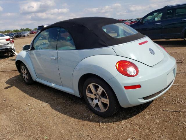 3VWPF31Y06M303429 - 2006 VOLKSWAGEN NEW BEETLE CONVERTIBLE TURQUOISE photo 2