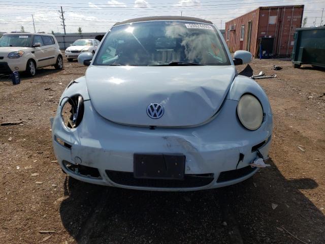 3VWPF31Y06M303429 - 2006 VOLKSWAGEN NEW BEETLE CONVERTIBLE TURQUOISE photo 5