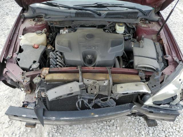 1G4HD57227U143977 - 2007 BUICK LUCERNE CXL MAROON photo 11