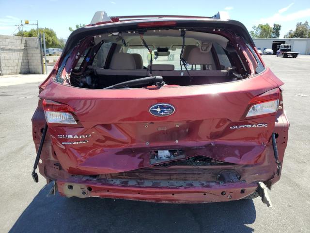 4S4BSABC2K3227588 - 2019 SUBARU OUTBACK 2.5I RED photo 6