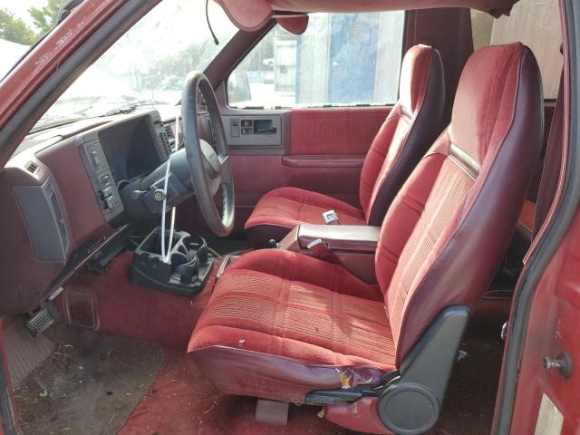 1GNCS18Z6M8219589 - 1991 CHEVROLET BLAZER S10 RED photo 7