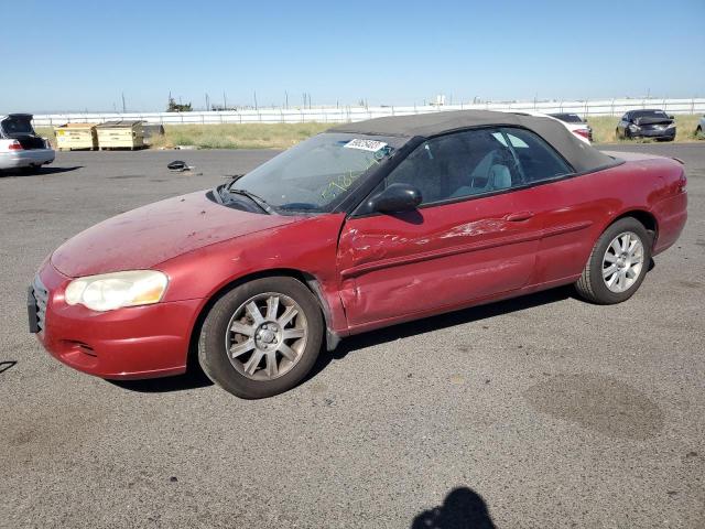 1C3EL75RX5N631592 - 2005 CHRYSLER SEBRING GTC RED photo 1