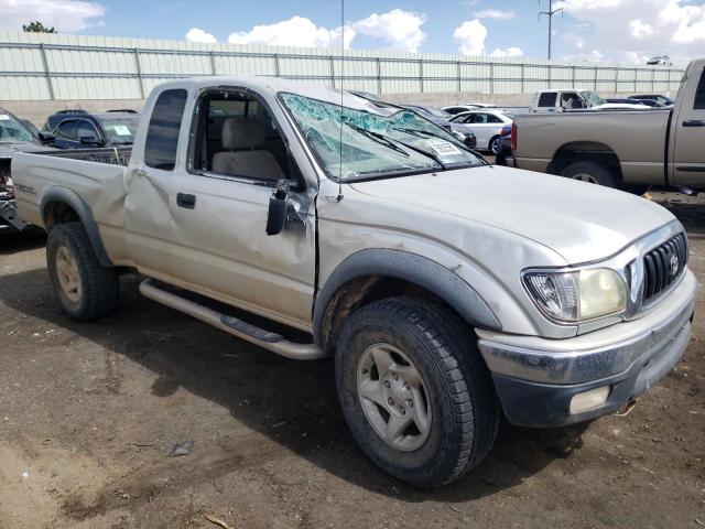 5TEWN72N23Z258747 - 2003 TOYOTA TACOMA XTRACAB SILVER photo 4