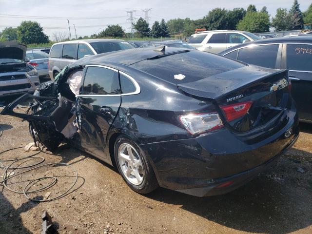 1G1ZB5ST3HF274543 - 2017 CHEVROLET MALIBU LS BLACK photo 2