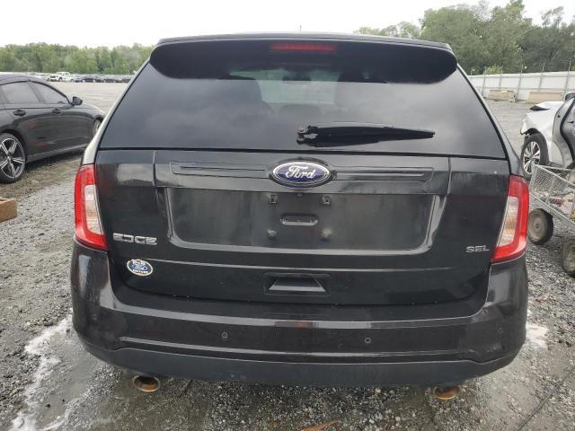 2FMDK3JC8DBE16075 - 2013 FORD EDGE SEL BLACK photo 6