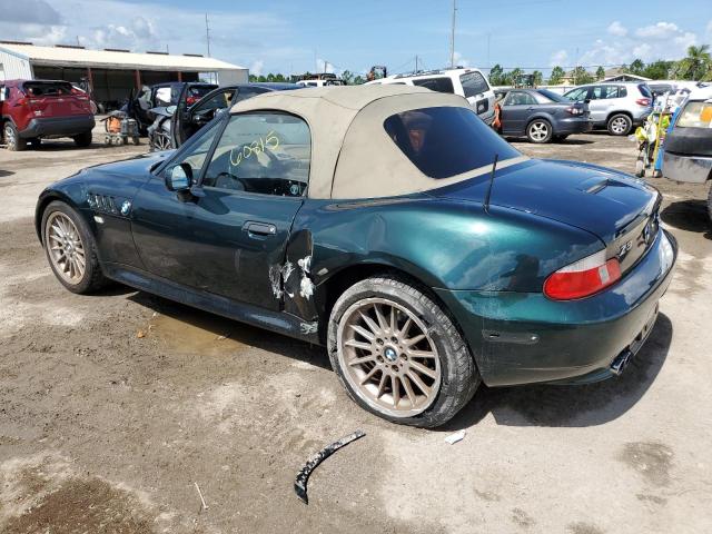 WBACN53411LJ55499 - 2001 BMW Z3 3.0 GREEN photo 2