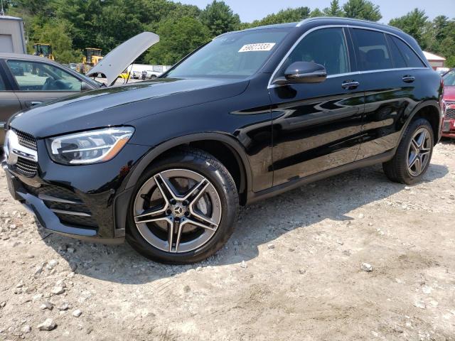 W1N0G8EB4NG105071 - 2022 MERCEDES-BENZ GLC 300 4MATIC BLACK photo 1