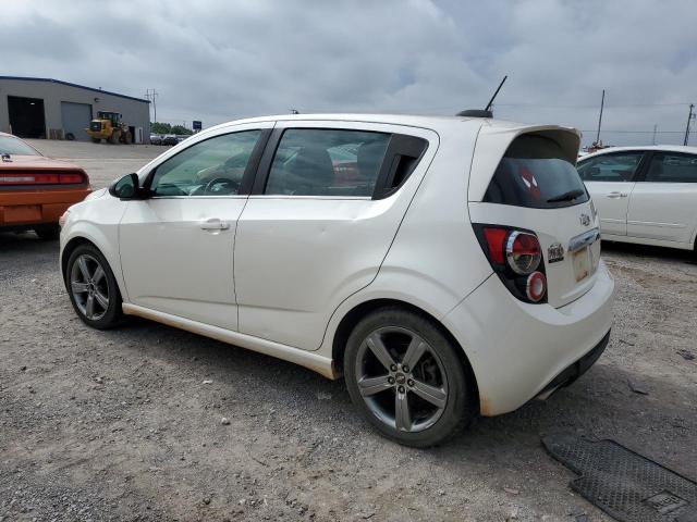 1G1JG6SB7F4140591 - 2015 CHEVROLET SONIC RS WHITE photo 2