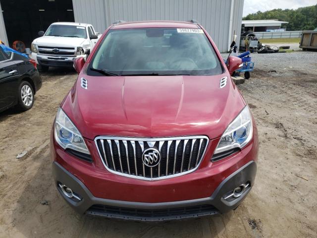 KL4CJBSB5EB520625 - 2014 BUICK ENCORE CONVENIENCE RED photo 5