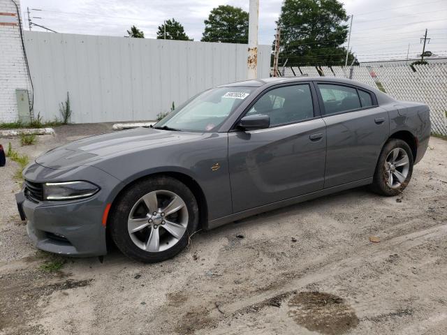 2C3CDXHG9JH169057 - 2018 DODGE CHARGER SXT PLUS GRAY photo 1