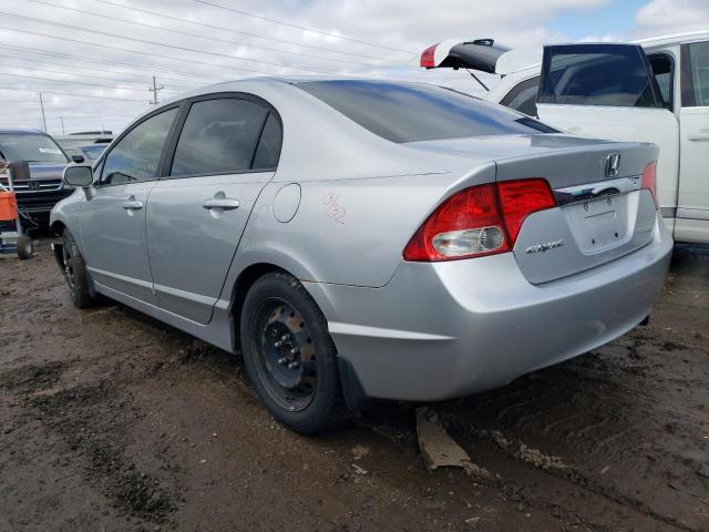 19XFA16599E012037 - 2009 HONDA CIVIC LX SILVER photo 2