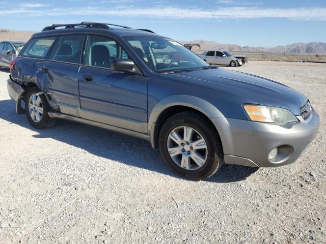 4S4BP61C457331674 - 2005 SUBARU LEGACY OUTBACK 2.5I BLUE photo 4