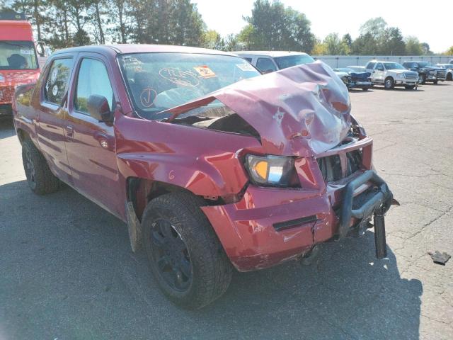 2HJYK16426H547171 - 2006 HONDA RIDGELINE RTS RED photo 1