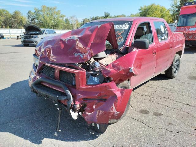 2HJYK16426H547171 - 2006 HONDA RIDGELINE RTS RED photo 2