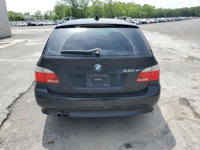 WBANN735X7CN04942 - 2007 BMW 530 XIT BLACK photo 6