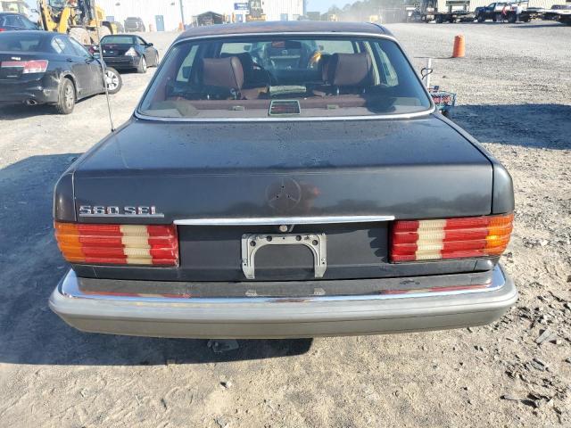 WDBCA39D7GA238917 - 1986 MERCEDES-BENZ 560 SEL BLACK photo 6