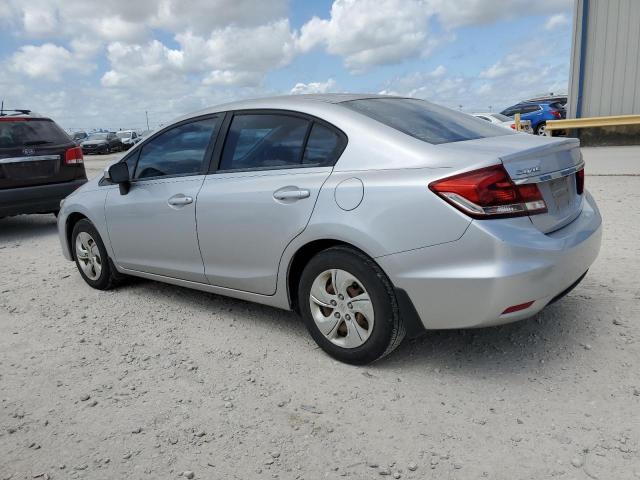 19XFB2F51EE061455 - 2014 HONDA CIVIC LX SILVER photo 2