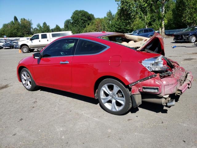 1HGCS2B87CA011874 - 2012 HONDA ACCORD EXL RED photo 2