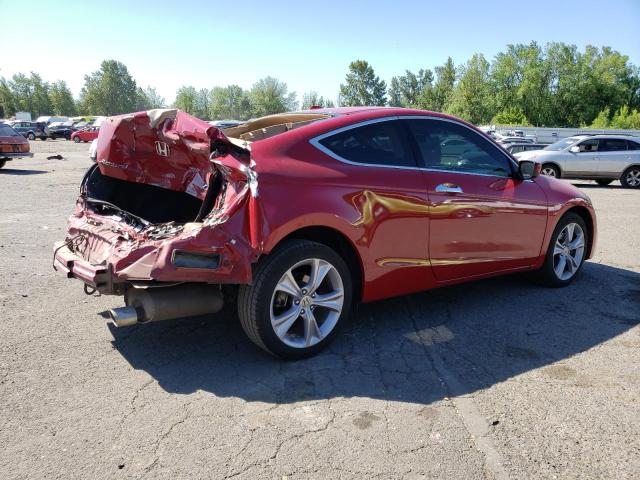 1HGCS2B87CA011874 - 2012 HONDA ACCORD EXL RED photo 3