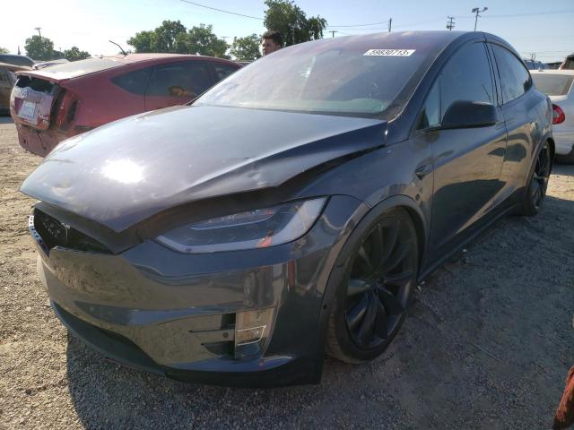 5YJXCDE25HF079332 - 2017 TESLA MODEL X CHARCOAL photo 1