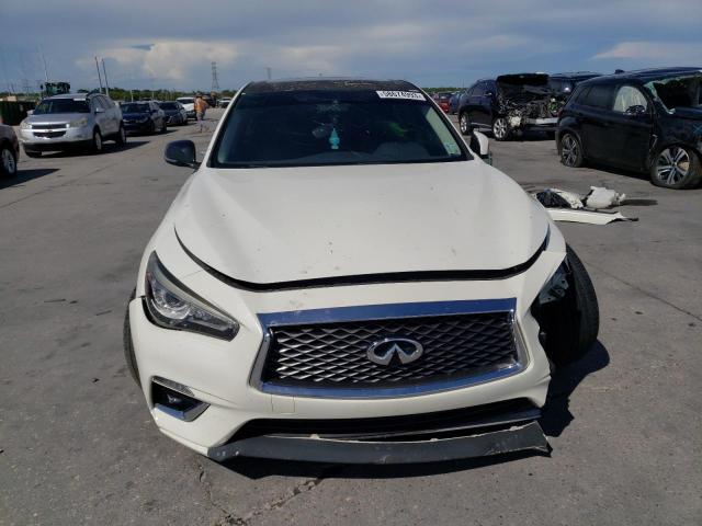 JN1EV7AP9JM366029 - 2018 INFINITI Q50 LUXE WHITE photo 5