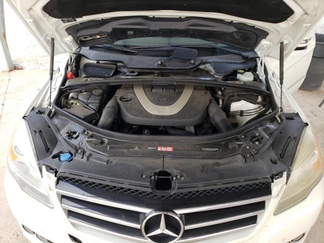 4JGCB6FE3BA114225 - 2011 MERCEDES-BENZ R 350 4MATIC WHITE photo 11