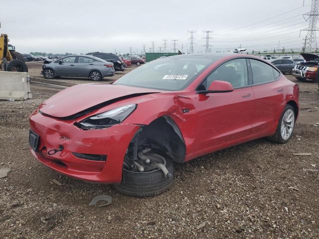 5YJ3E1EA4PF451899 - 2023 TESLA MODEL 3 RED photo 1