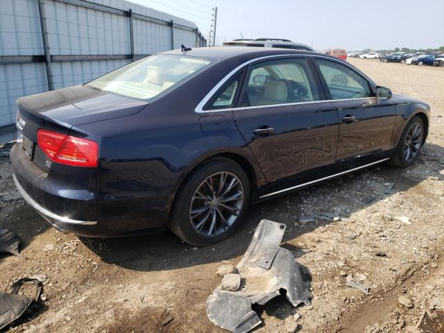 WAURVAFDXCN006787 - 2012 AUDI A8 L QUATTRO BLUE photo 3