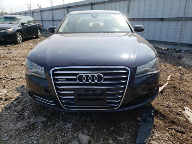 WAURVAFDXCN006787 - 2012 AUDI A8 L QUATTRO BLUE photo 5