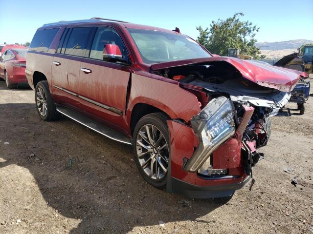 1GYS4HKJ2LR158450 - 2020 CADILLAC ESCALADE ESV LUXURY BURGUNDY photo 4