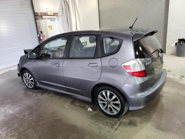 JHMGE8H55DC074824 - 2013 HONDA FIT SPORT GRAY photo 2