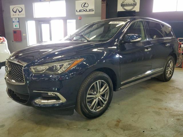 5N1DL0MM7KC566787 - 2019 INFINITI QX60 LUXE BLUE photo 1