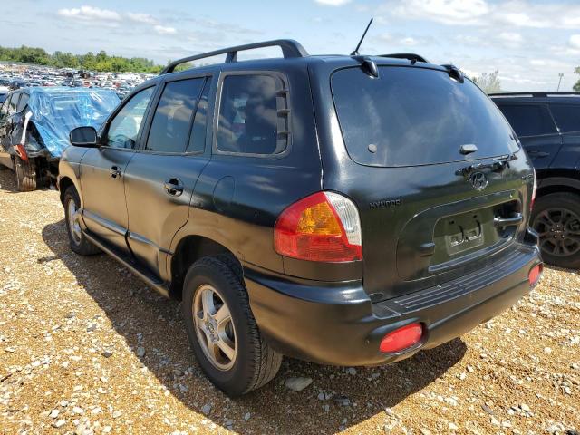 KM8SC13D14U762879 - 2004 HYUNDAI SANTA FE GLS BLACK photo 2