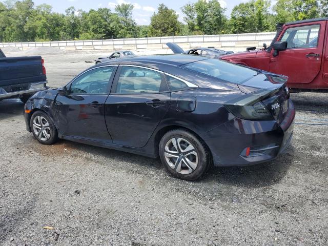 2HGFC2F51JH505544 - 2018 HONDA CIVIC LX BLACK photo 2